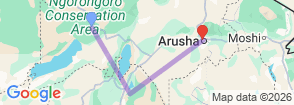 Tour route map