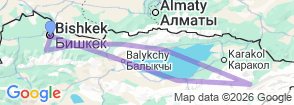 Tour route map