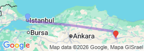 Tour route map