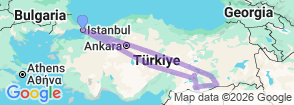 Tour route map