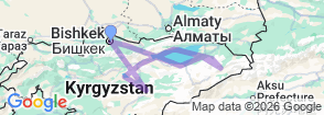 Tour route map