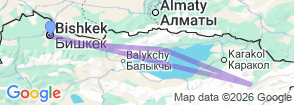 Tour route map