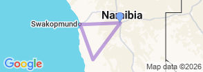 Tour route map
