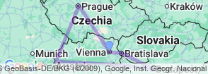 Tour route map