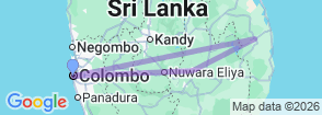 Tour route map