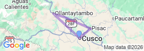 Tour route map