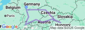 Tour route map