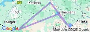 Tour route map
