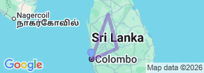 Tour route map