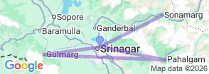 Tour route map