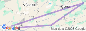 Tour route map