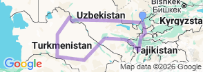 Tour route map