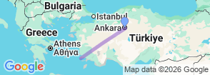 Tour route map