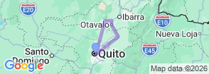 Tour route map