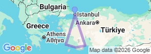 Tour route map