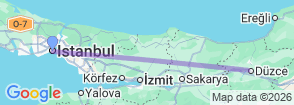 Tour route map