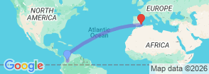 Tour route map