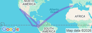 Tour route map