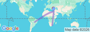 Tour route map