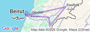 Tour route map