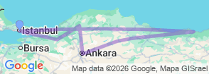Tour route map