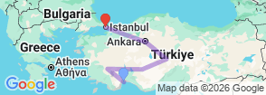 Tour route map