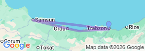 Tour route map