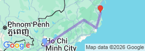 Tour route map