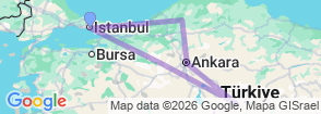 Tour route map