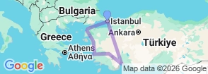 Tour route map