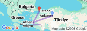 Tour route map