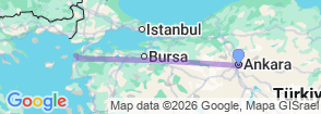 Tour route map