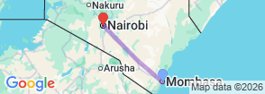 Tour route map