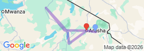 Tour route map