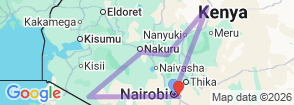 Tour route map