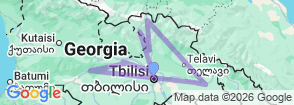 Tour route map