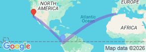 Tour route map