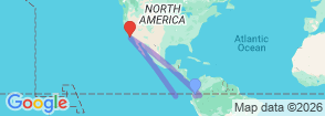 Tour route map