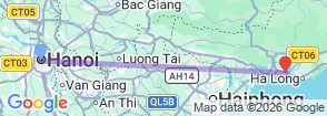 Tour route map