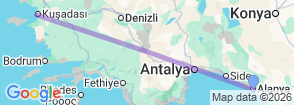 Tour route map