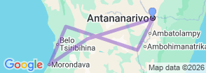 Tour route map