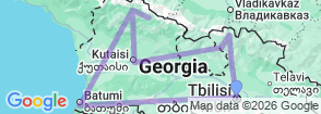 Tour route map