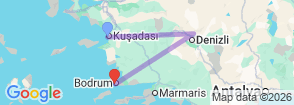 Tour route map