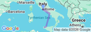 Tour route map