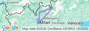 Tour route map