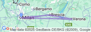 Tour route map
