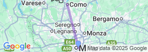 Tour route map