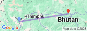 Tour route map