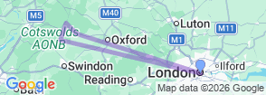 Tour route map