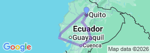 Tour route map